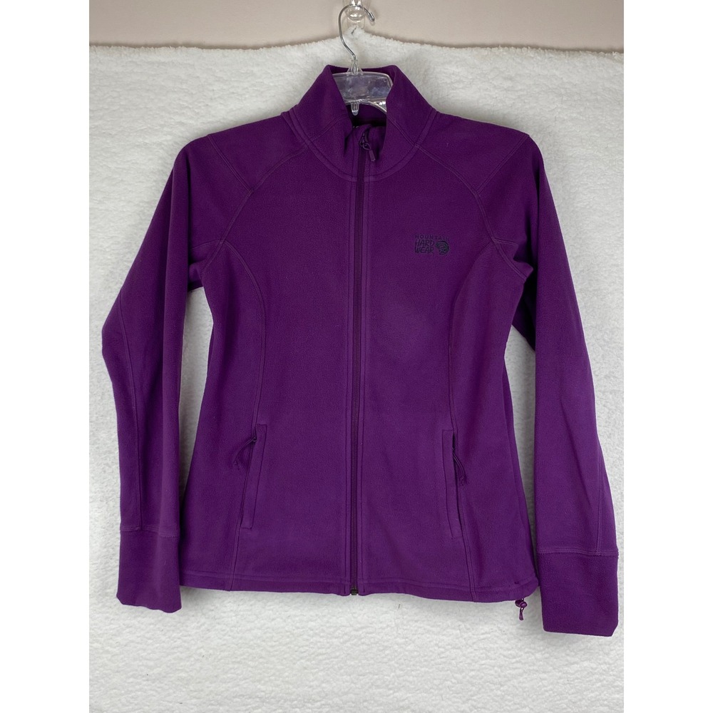 Mountain Hardwear Womens Purple Full Zip Fleece Jacket OL0051 Size Medium